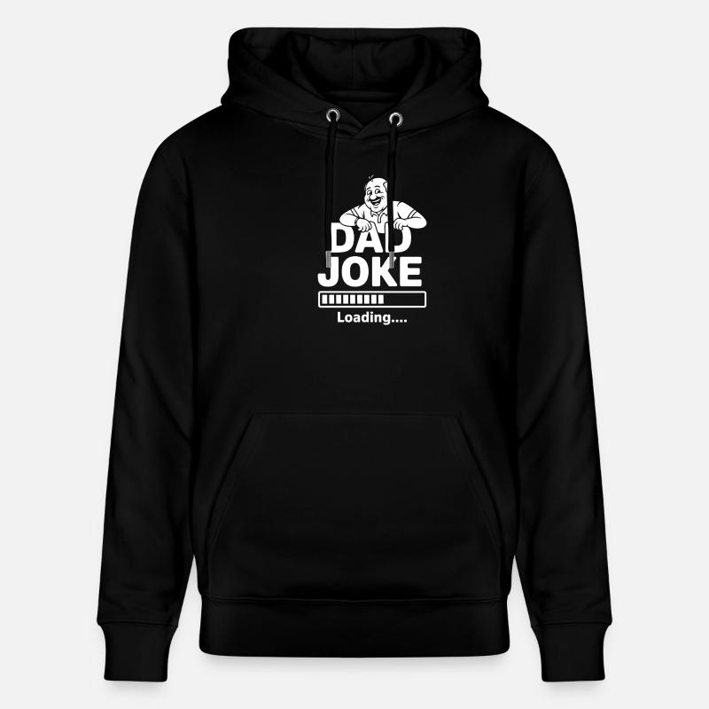 Dad Joke loading - Stanley/Stella CRUISER Unisex Organic Hoodie - black