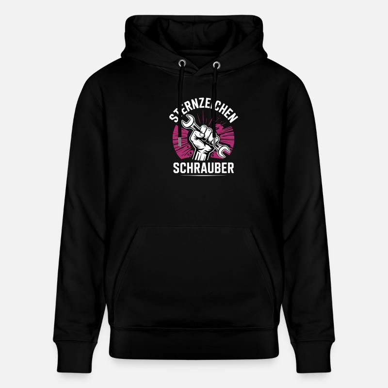 Sternzeichen Schrauber – - Stanley/Stella Unisex Bio-Hoodie CRUISER - Schwarz