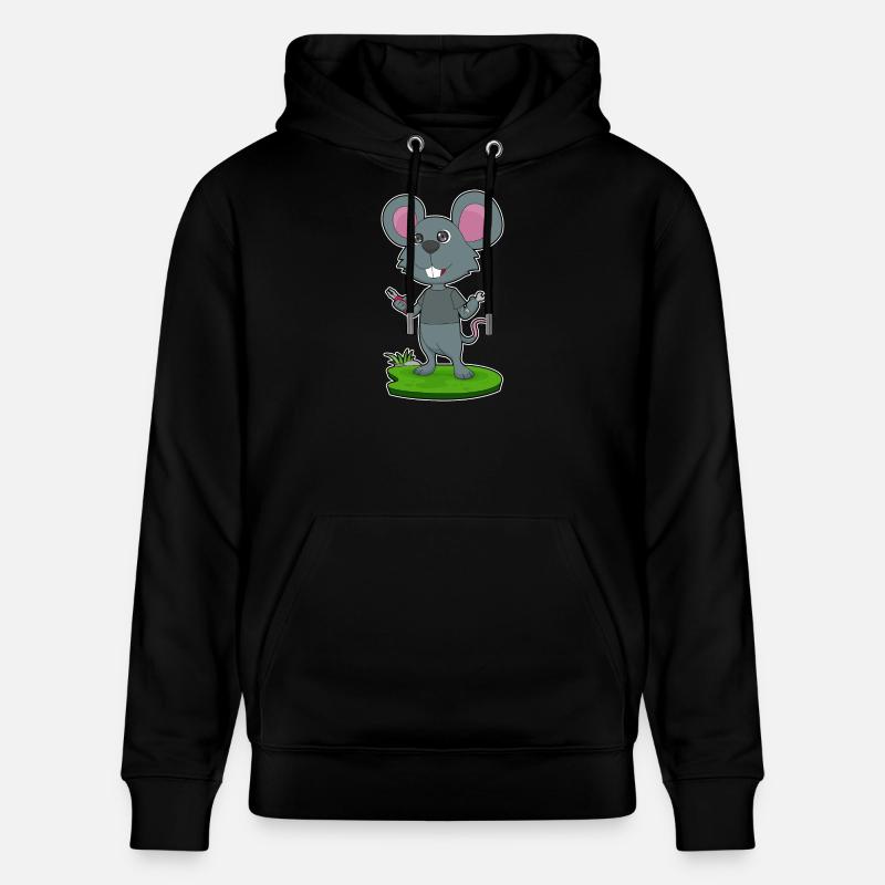 Pince Mouse Craftsman - Sweat à capuche bio CRUISER Stanley/Stella Unisexe - noir