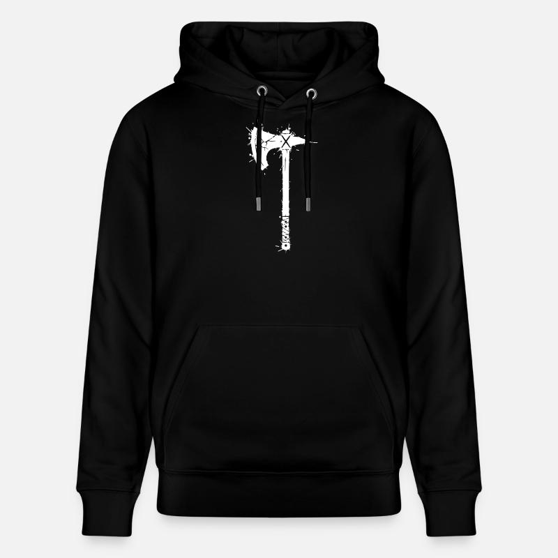 Viking Axe Graffiti Gamer Vector - Sweat à capuche bio CRUISER Stanley/Stella Unisexe - noir