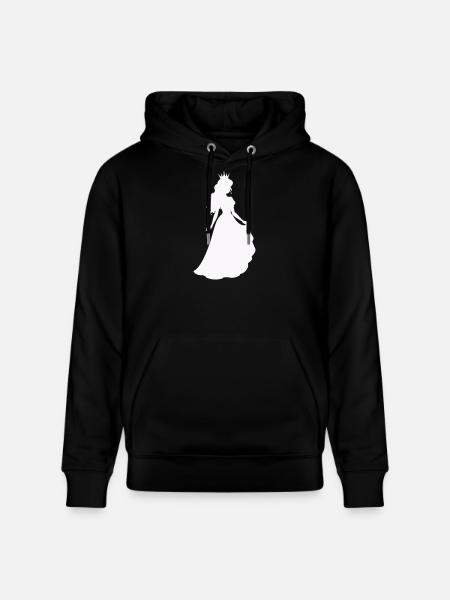 Royal Princess Silhouette - Stanley/Stella CRUISER Unisex Organic Hoodie - black