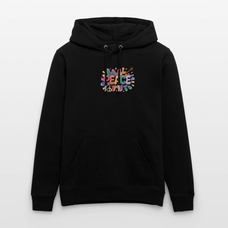 PEACE – Psychédélique Sweat à capuche bio CRUISER Stanley/Stella Unisexe