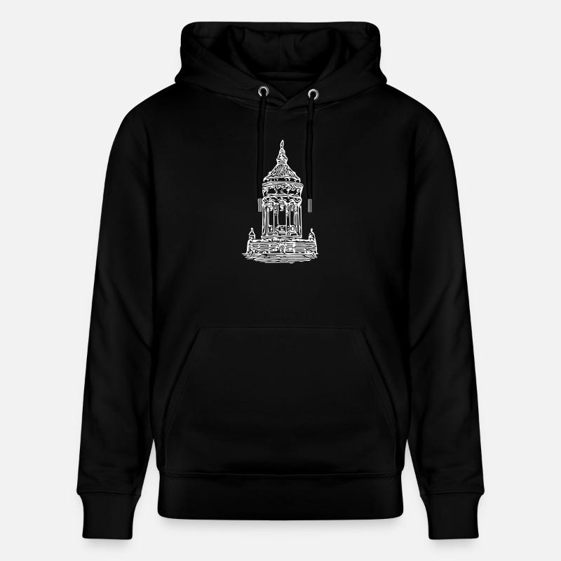 Château d'eau de Mannheim - Sweat à capuche bio CRUISER Stanley/Stella Unisexe - noir