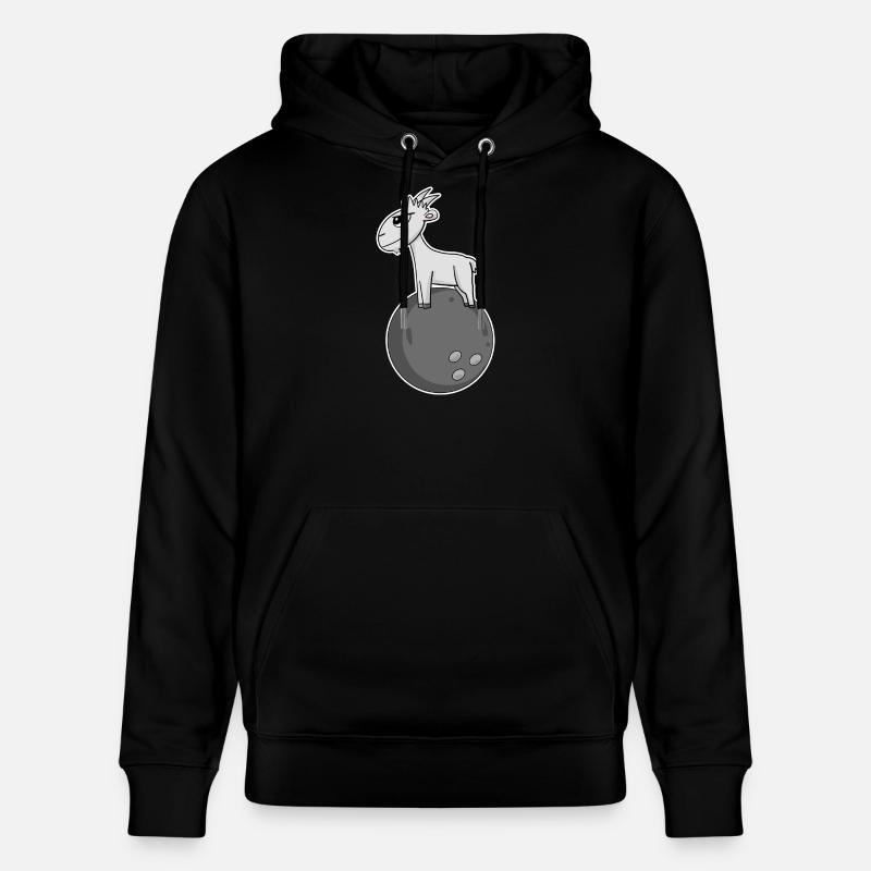 Ziege Bowling - Stanley/Stella Unisex Bio-Hoodie CRUISER  - Schwarz