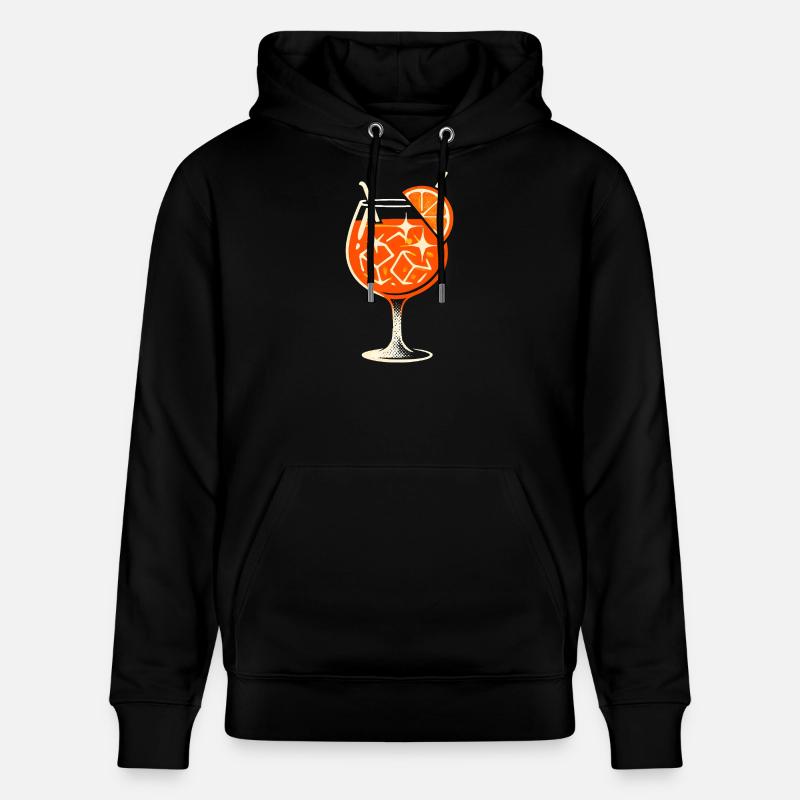 Party Spritz Glas Geschenkidee - Stanley/Stella Unisex Bio-Hoodie CRUISER - Schwarz
