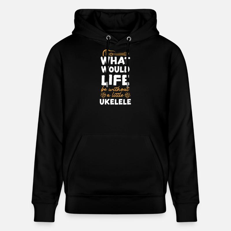 Ukulélé hawaïen uke Que serait - Sweat à capuche bio CRUISER Stanley/Stella Unisexe - noir