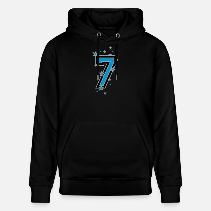 Die Nummer sechs 6 - Stanley/Stella Unisex Bio-Hoodie CRUISER  - Schwarz