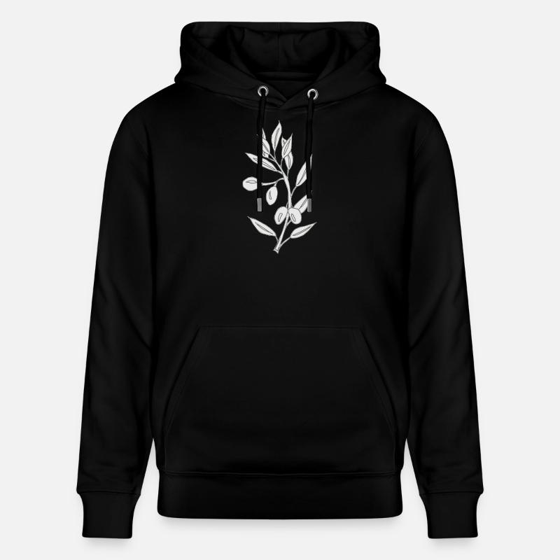 gris olive - Sweat à capuche bio CRUISER Stanley/Stella Unisexe - noir