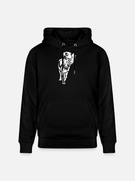 Duck tolling Retriever "Black Edition" - Stanley/Stella CRUISER Unisex Organic Hoodie - black