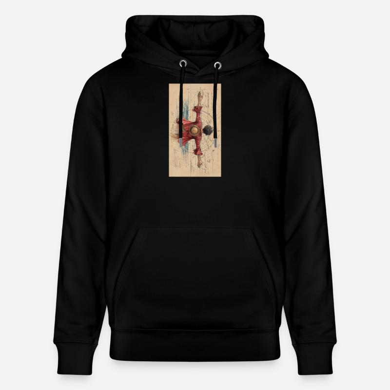 Silhouette dansante dans un cercle géométrique - Sweat à capuche bio CRUISER Stanley/Stella Unisexe - noir