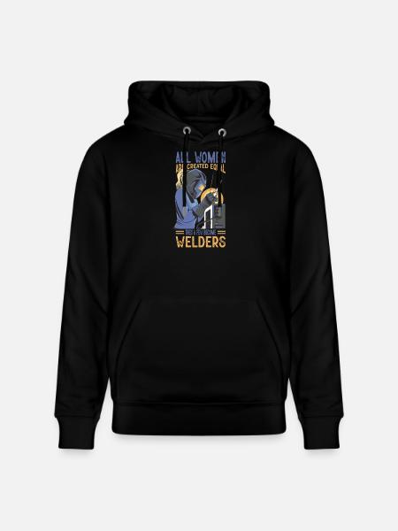 Schweißer Spruch Geschenke Für Metallbauer - Stanley/Stella Unisex Bio-Hoodie CRUISER - Schwarz
