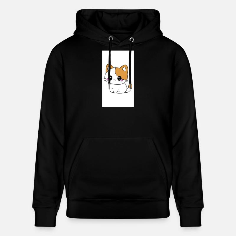 Chaton kawaï - Sweat à capuche bio CRUISER Stanley/Stella Unisexe - noir