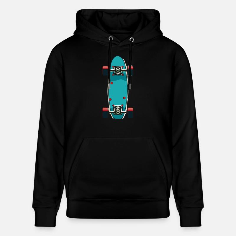 Skateboard - Stanley/Stella CRUISER Unisex Organic Hoodie - black