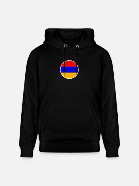 Armenien Armenien Armensk flag Stolt armensk - Stanley/Stella CRUISER økologisk unisex-hoodie - sort