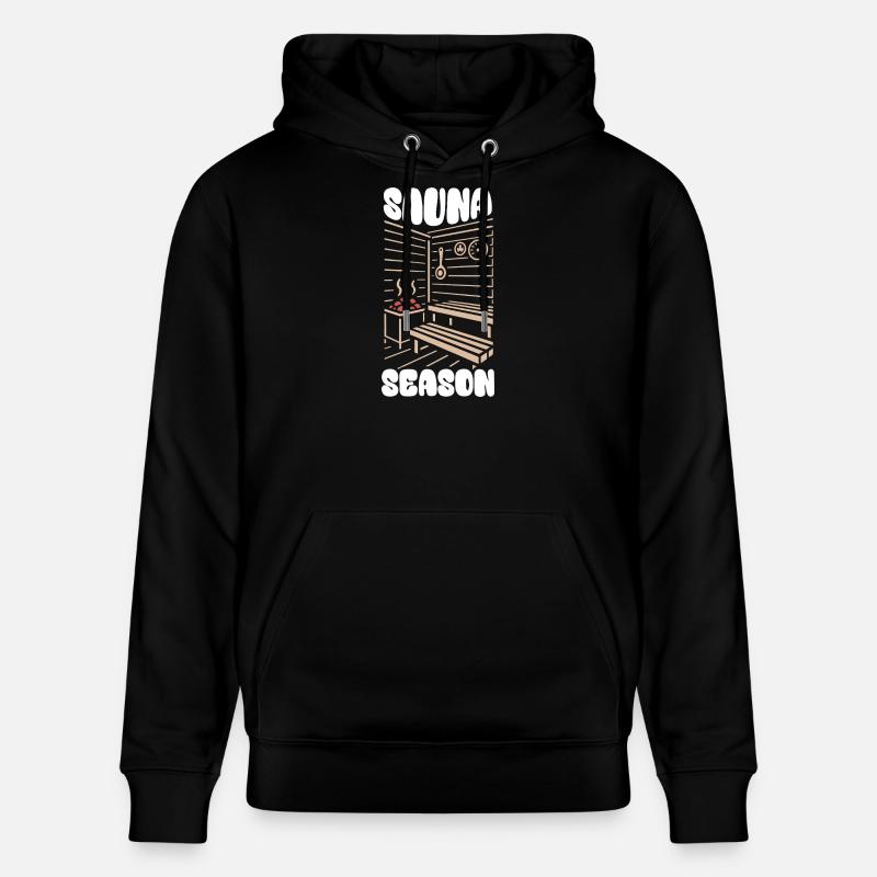 Saison du sauna - Sauna - Dicton - Sweat à capuche bio CRUISER Stanley/Stella Unisexe - noir