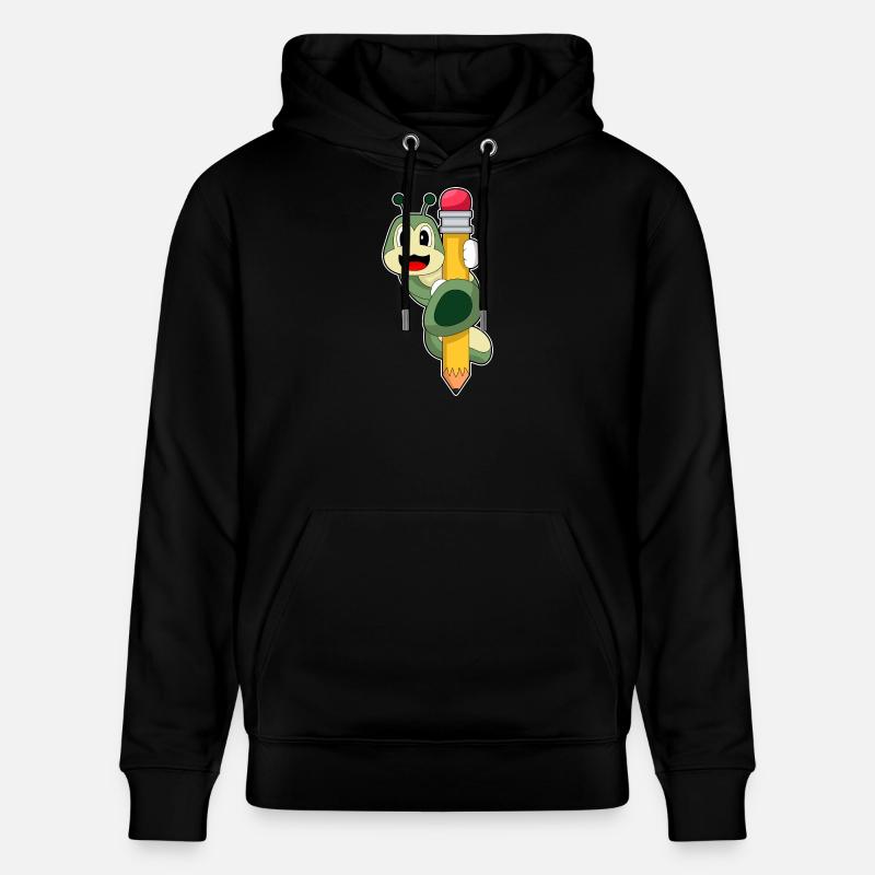 École de crayons Caterpillar Pupil - Sweat à capuche bio CRUISER Stanley/Stella Unisexe - noir