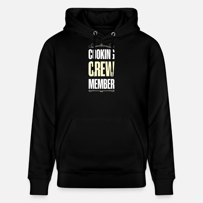 Équipe de cuisine - Sweat à capuche bio CRUISER Stanley/Stella Unisexe - noir