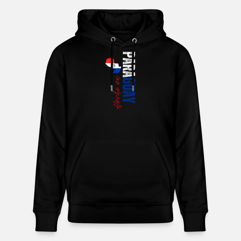 Fabriqué au Paraguay, design vertical - Sweat à capuche bio CRUISER Stanley/Stella Unisexe - noir