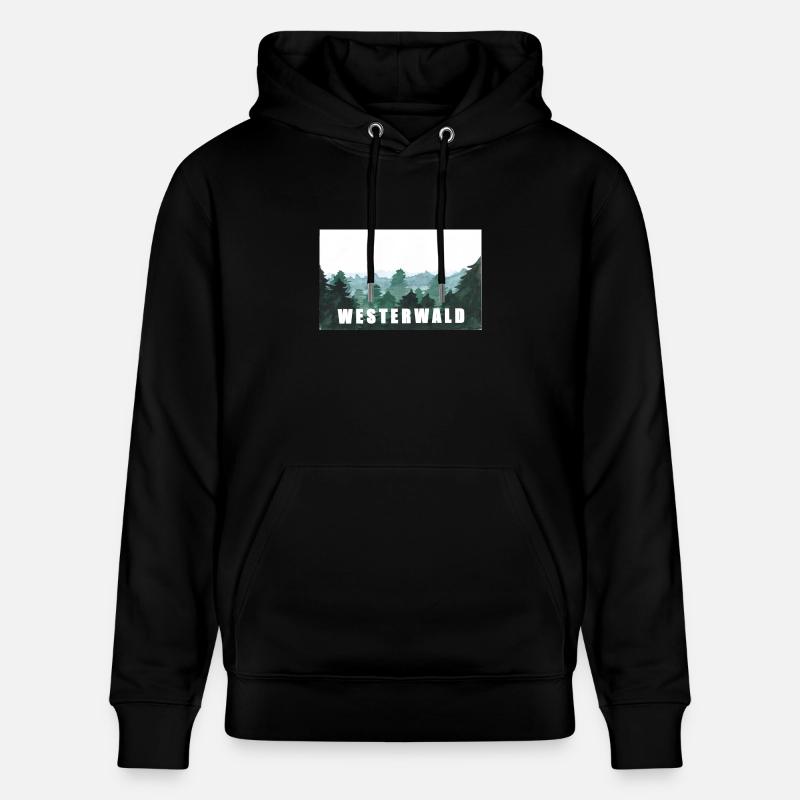 Westerwald - Sweat à capuche bio CRUISER Stanley/Stella Unisexe - noir