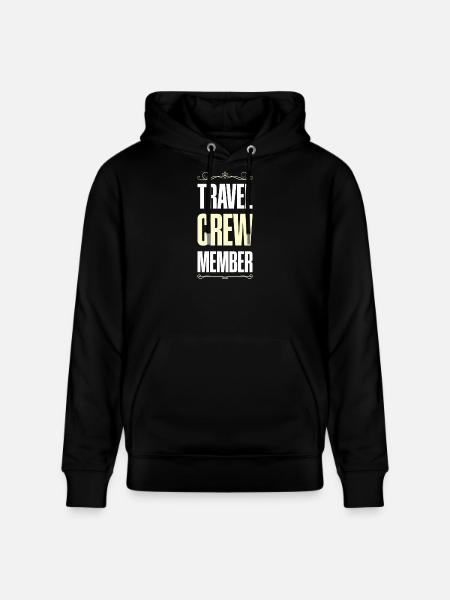 Travel Crew - Stanley/Stella CRUISER Unisex Organic Hoodie - black