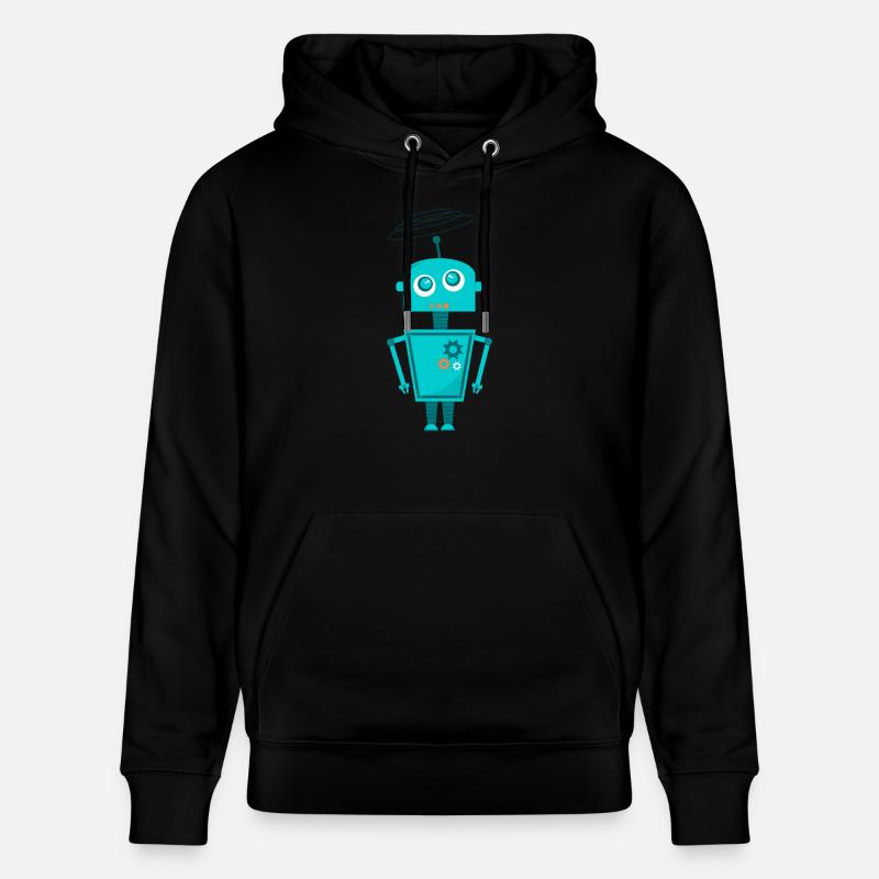 robot - Sweat à capuche bio CRUISER Stanley/Stella Unisexe - noir