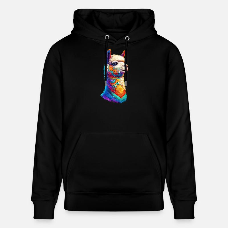 Alpaka - Stanley/Stella Unisex Bio-Hoodie CRUISER  - Schwarz