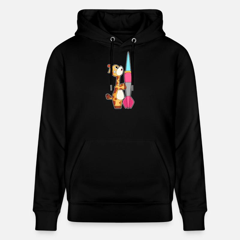 Giraffe Dart Dartpfeil Sport - Sweat à capuche bio CRUISER Stanley/Stella Unisexe - noir