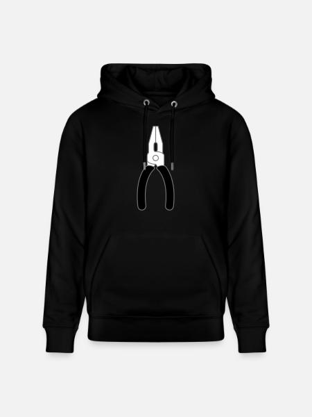 Logo pliers tool - Stanley/Stella CRUISER Unisex Organic Hoodie - black