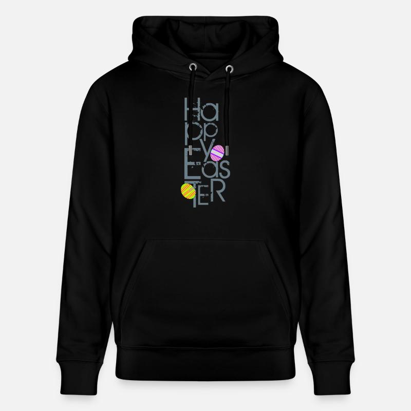 Joyeuses Pâques - Sweat à capuche bio CRUISER Stanley/Stella Unisexe - noir