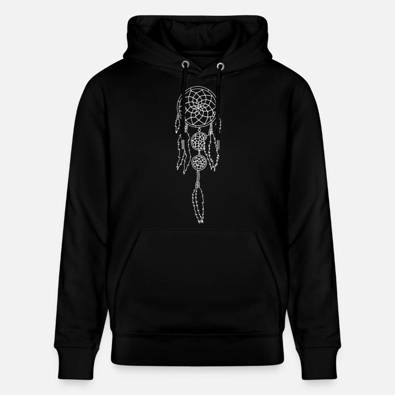 Attrape-rêve blanc - Sweat à capuche bio CRUISER Stanley/Stella Unisexe - noir