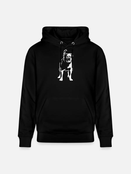 Continental Bulldog "Black Edition" - Stanley/Stella CRUISER Unisex Organic Hoodie - black