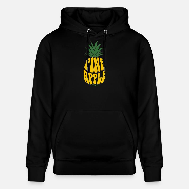 Ananas Obst Ananas fruit d’ananas - Sweat à capuche bio CRUISER Stanley/Stella Unisexe - noir