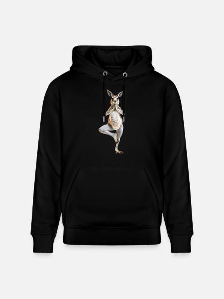 Känguru - Stanley/Stella Unisex Bio-Hoodie CRUISER  - Schwarz