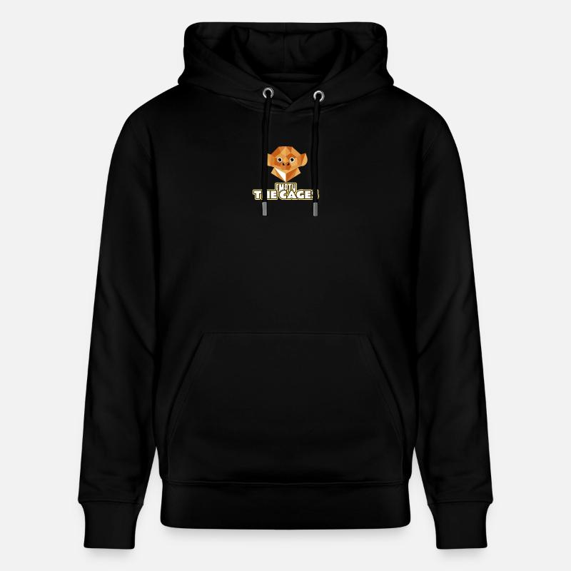 EMPTY THE CAGES - Stanley/Stella Unisex Bio-Hoodie CRUISER - Schwarz