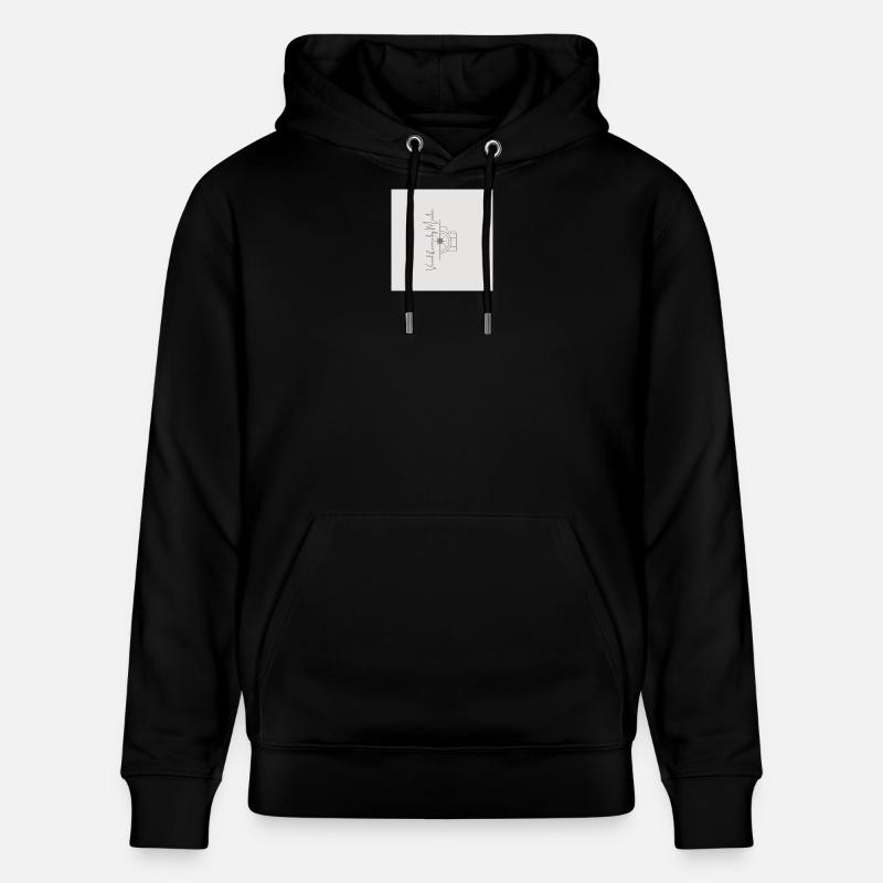 Logo photographique Flash d’étoile - Sweat à capuche bio CRUISER Stanley/Stella Unisexe - noir