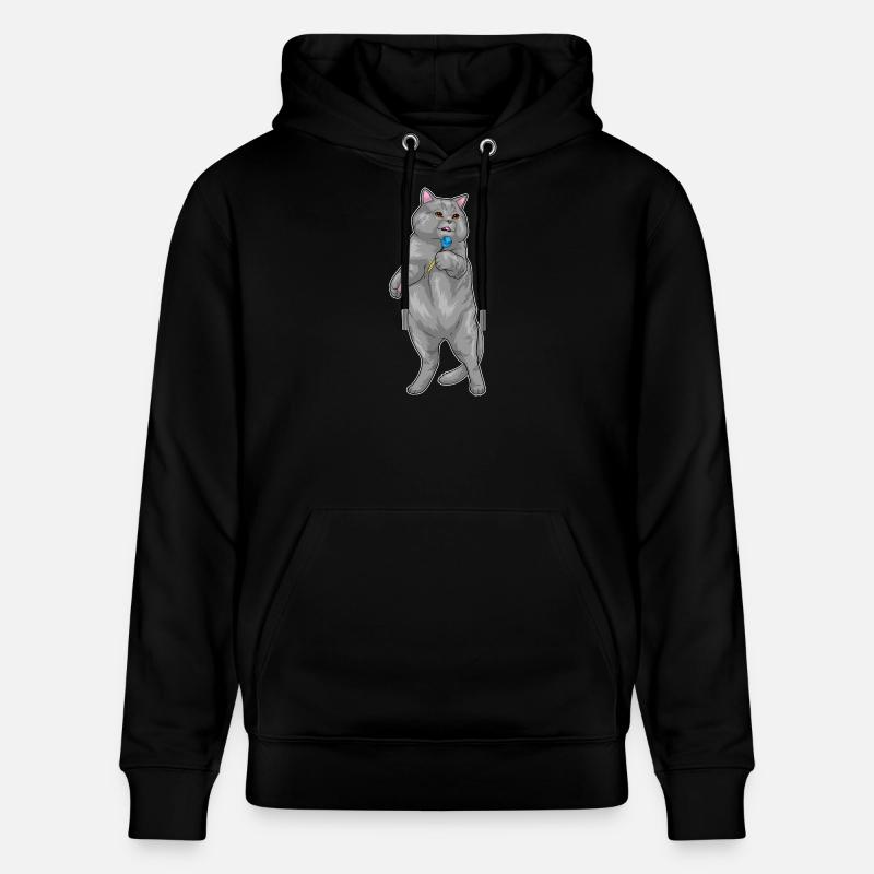 Cat Dart Dart - Sweat à capuche bio CRUISER Stanley/Stella Unisexe - noir