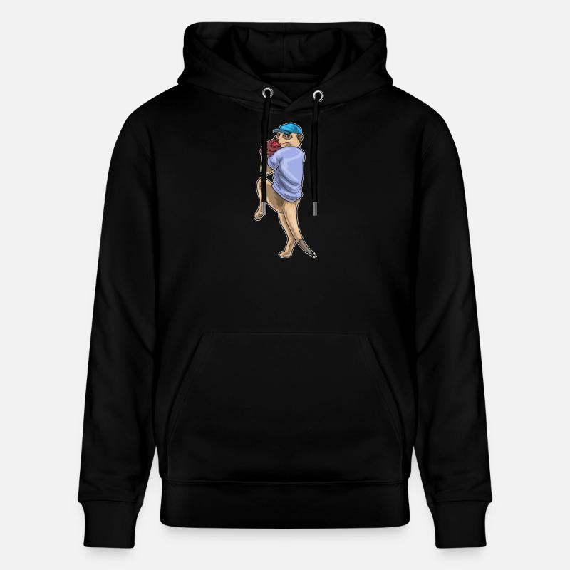 Meerkat Baseball Gant de baseball - Sweat à capuche bio CRUISER Stanley/Stella Unisexe - noir