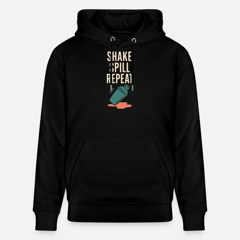 Shaker Stuck Mixologue débutant - Sweat à capuche bio CRUISER Stanley/Stella Unisexe - noir