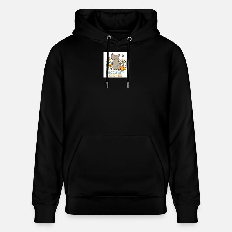 Splendeur florale adaptée aux chats - Sweat à capuche bio CRUISER Stanley/Stella Unisexe - noir