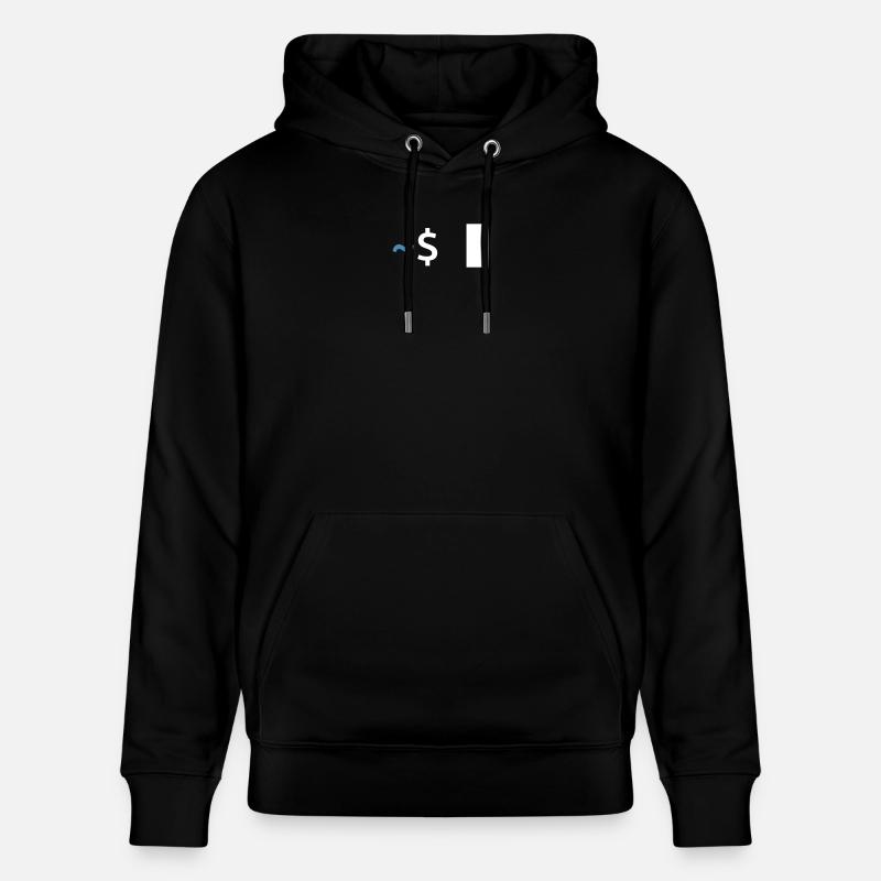 Linux Shell Command - Stanley/Stella CRUISER Unisex Organic Hoodie - black