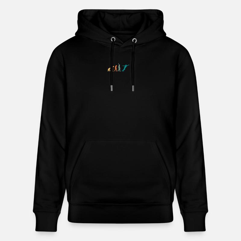 Evolution Escrime Retro - Sweat à capuche bio CRUISER Stanley/Stella Unisexe - noir