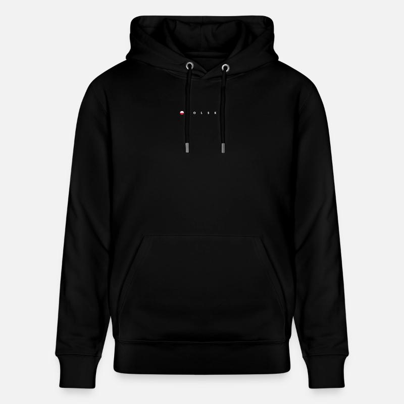Drapeau de la Polska - Sweat à capuche bio CRUISER Stanley/Stella Unisexe - noir