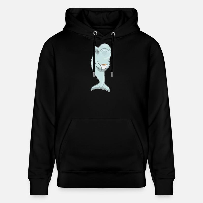Café Dolphin - Sweat à capuche bio CRUISER Stanley/Stella Unisexe - noir
