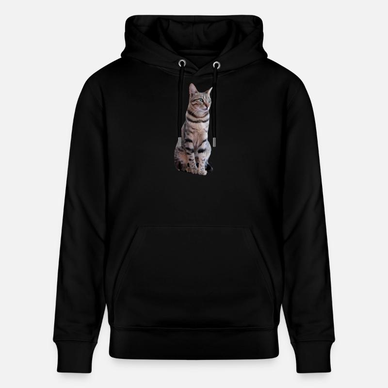 Chat - Sweat à capuche bio CRUISER Stanley/Stella Unisexe - noir