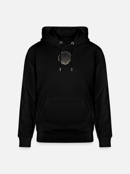 Shell Rays Silhouette - Stanley/Stella Unisex Bio-Hoodie CRUISER - Schwarz