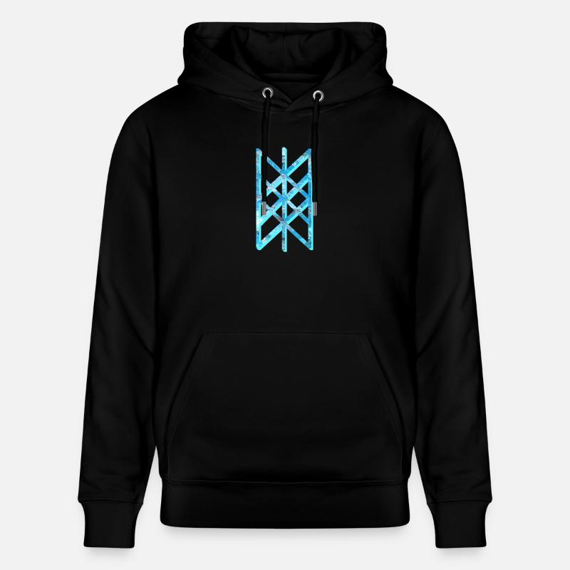 netz der wyrd e 78 - Stanley/Stella Unisex Bio-Hoodie CRUISER  - Schwarz