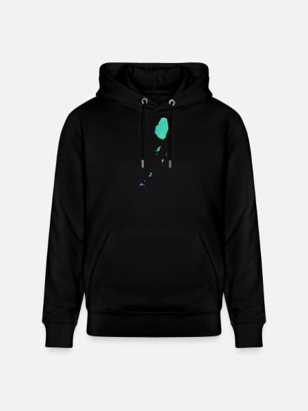 Saint Vincent - Stanley/Stella Unisex Bio-Hoodie CRUISER  - Schwarz