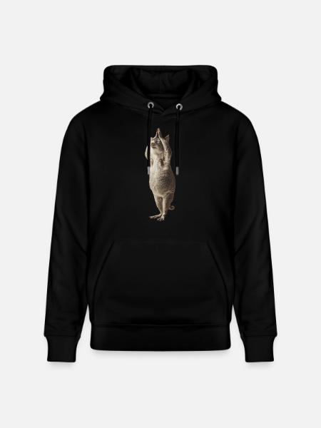 Chinchilla - Stanley/Stella Unisex Bio-Hoodie CRUISER  - Schwarz