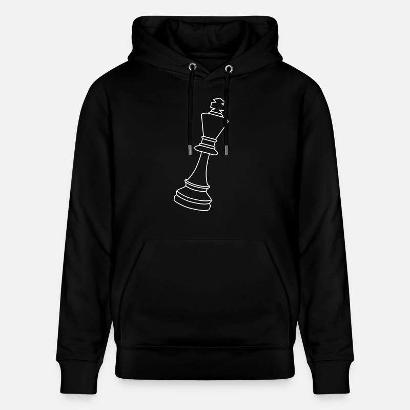 roi d'échecs - Sweat à capuche bio CRUISER Stanley/Stella Unisexe - noir