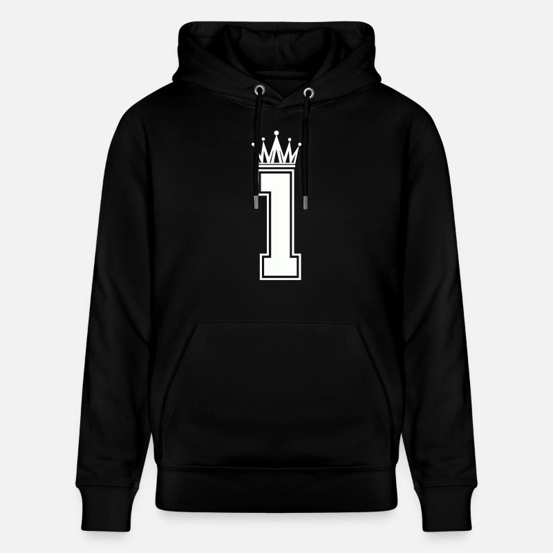 1 couronne - Sweat à capuche bio CRUISER Stanley/Stella Unisexe - noir